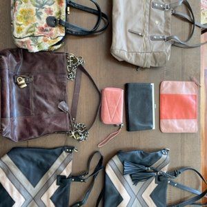 BUNDLE CLEARANCE - 90% OFF of 9 DESIGNER HANDBAGS - LEATHER, ITALY + MORE